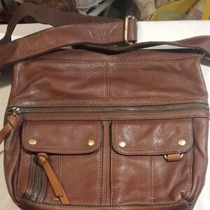 Vintage Fossil Messanger Bag.